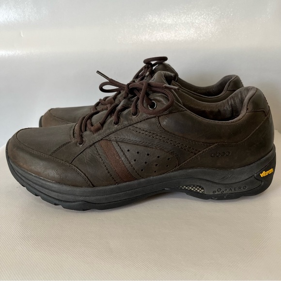 Abeo Atoka Brown Leather Sneakers Vibram Footwear - Picture 2 of 9